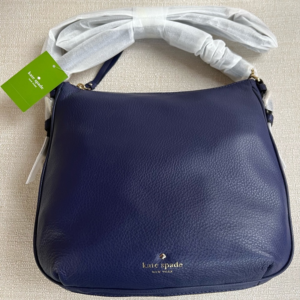 Kate Spade Cobble Hill Small Ella Handbag Deep Blue